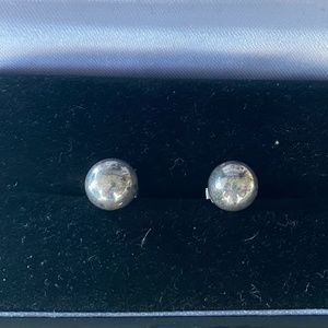 Tiffany Sterling Silver Ball Earrings